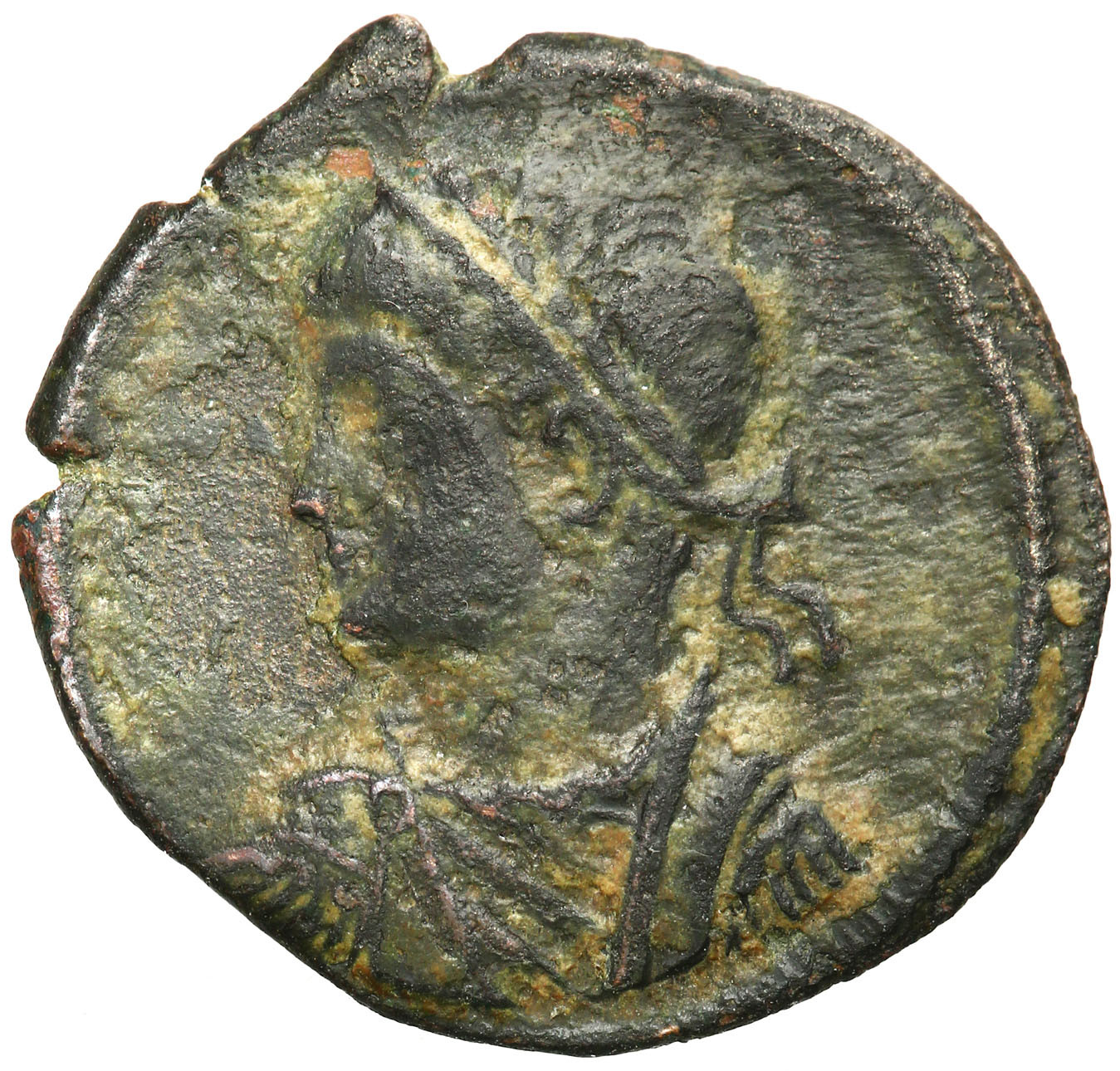 Cesarstwo Rzymskie, AE4 Konstancjusz II 337–361 n.e., Antiochia nad Orontesem